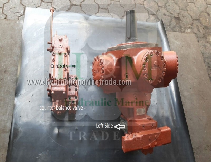 Used Motor HMKC 200 MOTOR & CONTROL VALVE + COUNTER BAL Hydraulic